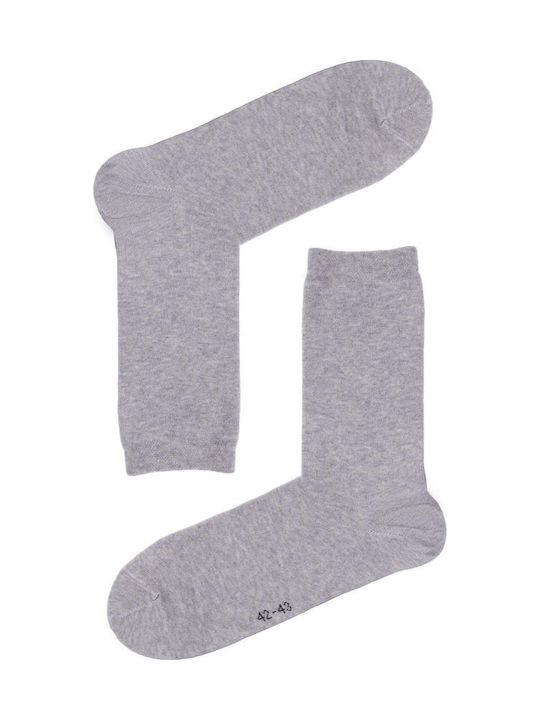 Conte Elegant Men's Monochrome Gray Socks Conte Elegant Men's Monochrome Gray Socks