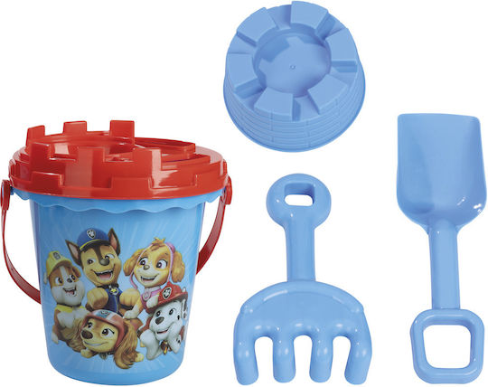 Moxy Paw Patrol Beach Bucket 5 Pcs Blue 160026