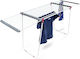 Relaxdays Folding Floor Clothes Drying Rack 91x63cm