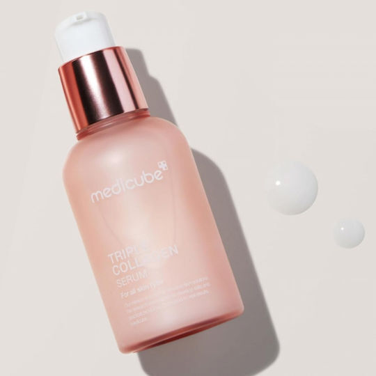 Triple Collagen Ser Anti-Îmbătrânire Pentru Față cu Colagen Pentru Strălucire & Tonifiere 55ml