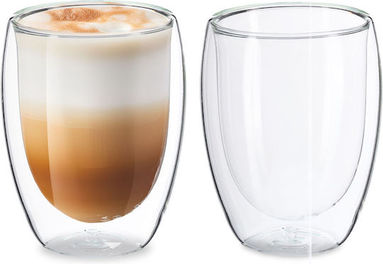Relaxdays Glas Trinkglas 350ml