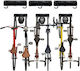 Relaxdays Wall-mounted Bike Rack Rail Black 10x...