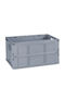 Relaxdays Cutie De Depozitare Din Plastic Gri 31.5x58.5x40cm