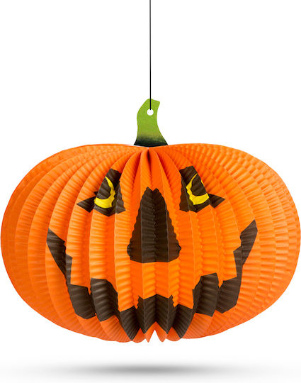 Halloween Pumpkin Lantern 26 Cm Hanging Paper Decoration