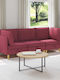 Corner Couch with Storage Space Red 210x70x82 cm