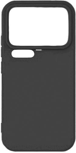 Xiaomi 17 Pro Max Silikon Umschlag Rückseite Schwarz