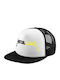 Metallaika Kappen Erwachsene Soft LKW-Fahrer Netz Schwarz Weiß Polyester Erwachsene Unisex One Size