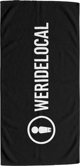 We Ride Local Strandtuch Schwarz TPLB SS26