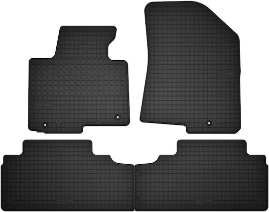 Rubber Mats Set Kia Carens Iv Minivan From 2013 To 2019