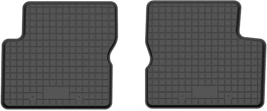 Car Rubber Mats Rear 2 Pcs Universal Fiat Linea Sedan 2009-2015