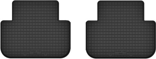 Rubber Car Mats Rear 2 Pcs Universal Volkswagen Touran I 2fl Minivan 2010