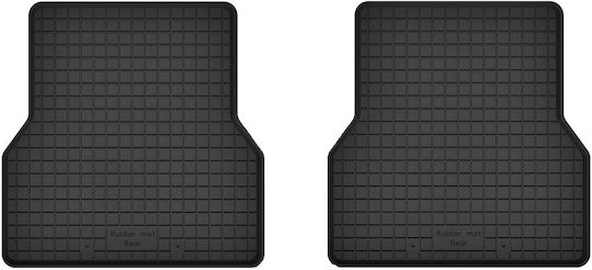 Car Rubber Mats Rear 2 Pcs Universal Volvo C70 I Cabrio Coupe 1997-2005