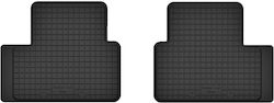 Car Rubber Floor Mats Rear 2 Pcs Universal Mazda Mx-6 Ii Coupe 1992-1997