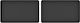 Car Rubber Mats Rear 2 Pcs Universal Volkswagen Routan 7 Seats 2008-2015