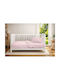 Dimcol Baby Crib Cotton Fitted Sheet Garden 585 Pink 70x140cm