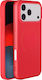 Bigben Case Iphone 17 Pro Max Magsafe In Soft Silicone Soft Touch Finish Red