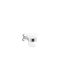 Sanco Gaea 121201-A03 Wall Mounted Glass Silver Cup Holder