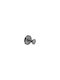 Sanco Gaea Single Bathroom Hook With Screws Silver