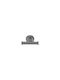 Sanco Gaea Double Bathroom Hook With Screws Silver