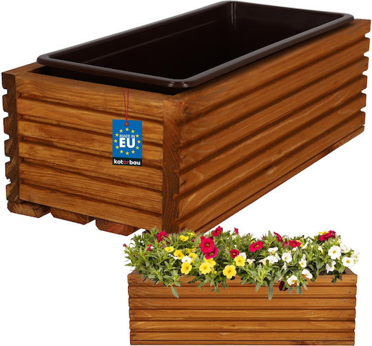 Kotarbau Planter Box Din Lemn Stejar 20x20cm