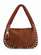 Damentasche Hobo Wildleder Braun