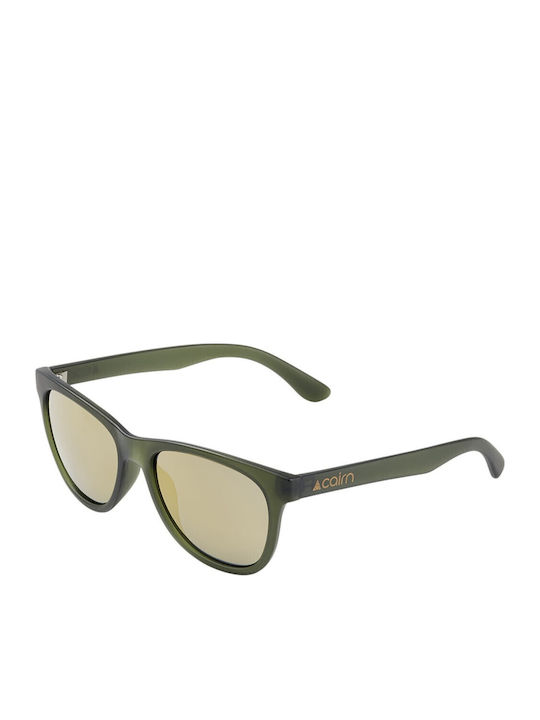Cairn Foolish Ochelari de Soare Unisex cu Ramă Verde și Lentilă Verde SMSFFOOLISH-92TU