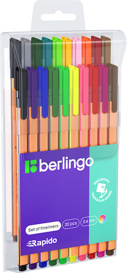 Berlingo Marker Gestaltung von 20 Farben