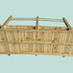 Wooden Garden Arch Bridge Relaxdays 200kg Weath...