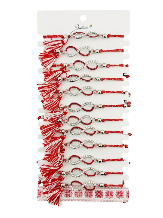 Alista Home Set Brățări Martisor Pentru Femei Cu Design Simbol Infinit Din Oțel 20cm
