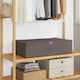 vidaXL Fabric Clothes Storage Box in Gray Color 70x40x18cm 6 Pieces