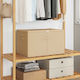 vidaXL Fabric Clothes Storage Box in Beige Colour 55x35x32cm 6 Pieces