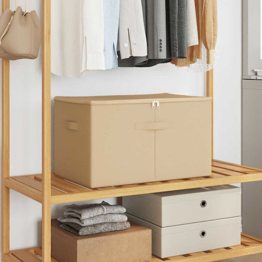 vidaXL Fabric Clothes Storage Box in Beige Colour 55x35x32cm 6 Pieces