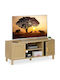 Stand TV Efect Lemn Natural M115xA40xÎ48cm
