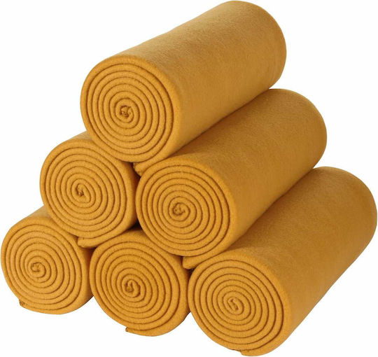 Σετ Μονή 150x200εκ. Mustard