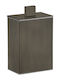 Sanco Metallic Set Bathroom Brush And Trash Can Bronze