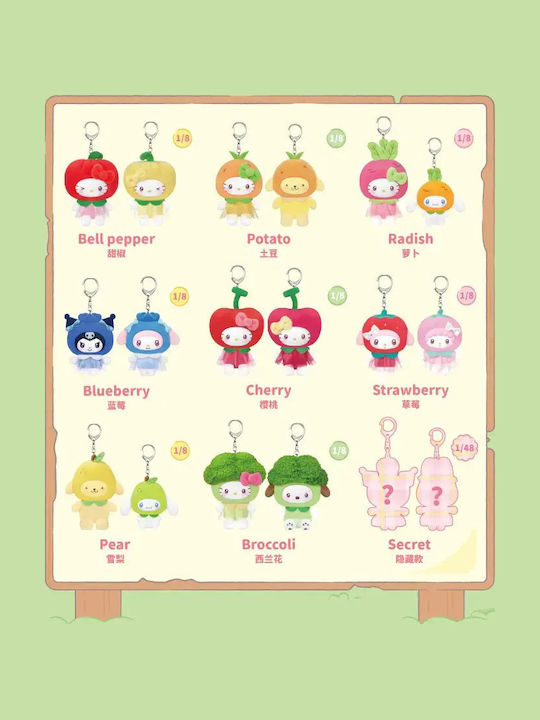 Figoura Ключодържател Sanrio Characters Fruit & Vegetable Series Мини Винилов Медальон Сляпа Кутия 1 Брой Случаен Избор Figoura Ключодържател Sanrio Characters Fruit & Vegetable Series Мини Винилов Медальон Сляпа Кутия 1 Брой Случаен Избор
