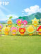 Plushy Disney Winnie Pooh Tiny Orchard Fruit Keychain Series Blind Box 1pc 1pc Random Selection