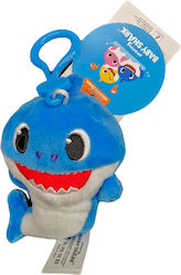 Baby Shark Daddy Shark Μπλε Λούτρινο Μπρελόκ 8cm Nickelodeon