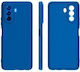 Huawei Nova Y70 Flippy Flüssigsilikon Microfaser Innenseite Stoßfest Schutz Marineblau