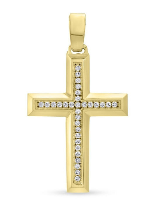 CHrysolithos Women's Gold Cross 9K Without Chain ST1517
