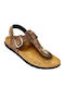 Women's Flat Sandals Brown SIENNA-50303-MOCHA