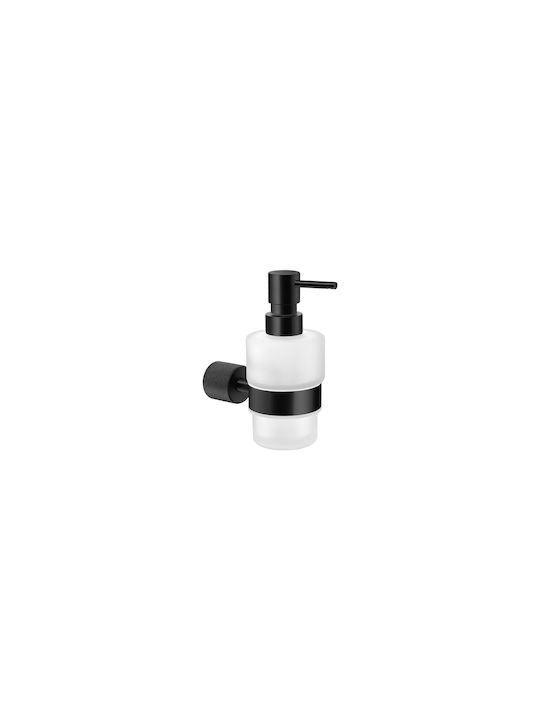 Sanco Lithos Dispenser Montat Pe Perete Din Sticlă Negru