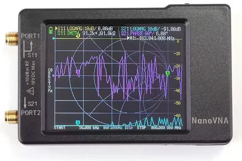 Antenna Analyzer Nanovna-H Vector Network 50kHz-900MHz MF HF VHF UHF