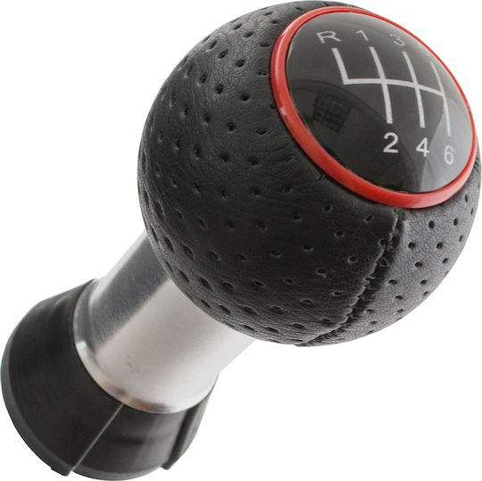 Audi A3 8l 96-03 Schaltknopf Schwarz + Roter Ring 6-Gang