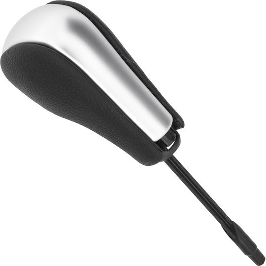 Bmw 1 E81 E82 E87 E88 Automatic Gear Shift Knob Black + Silver Long Selector