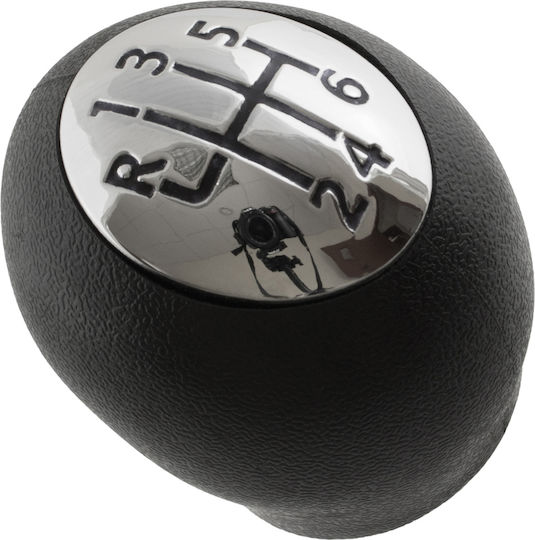 Renault Master Ii 1998 Iii 2010 6-speed Gear Shift Knob Black + Chrome