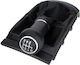 Seat Cordoba Ii 02-09 Black Gear Shift Knob + Gaiter Frame 6 Speeds