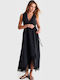 Summer Maxi Dress Black 81077769-Almost Black