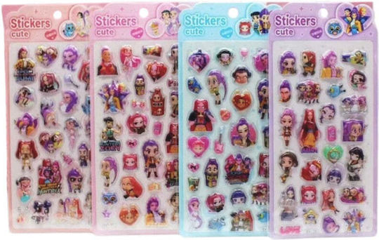 3D Puffy Aufkleber K-pop Dämonenjäger
