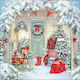 Decoupage Serviette 1 Stück Weihnachts Eingang